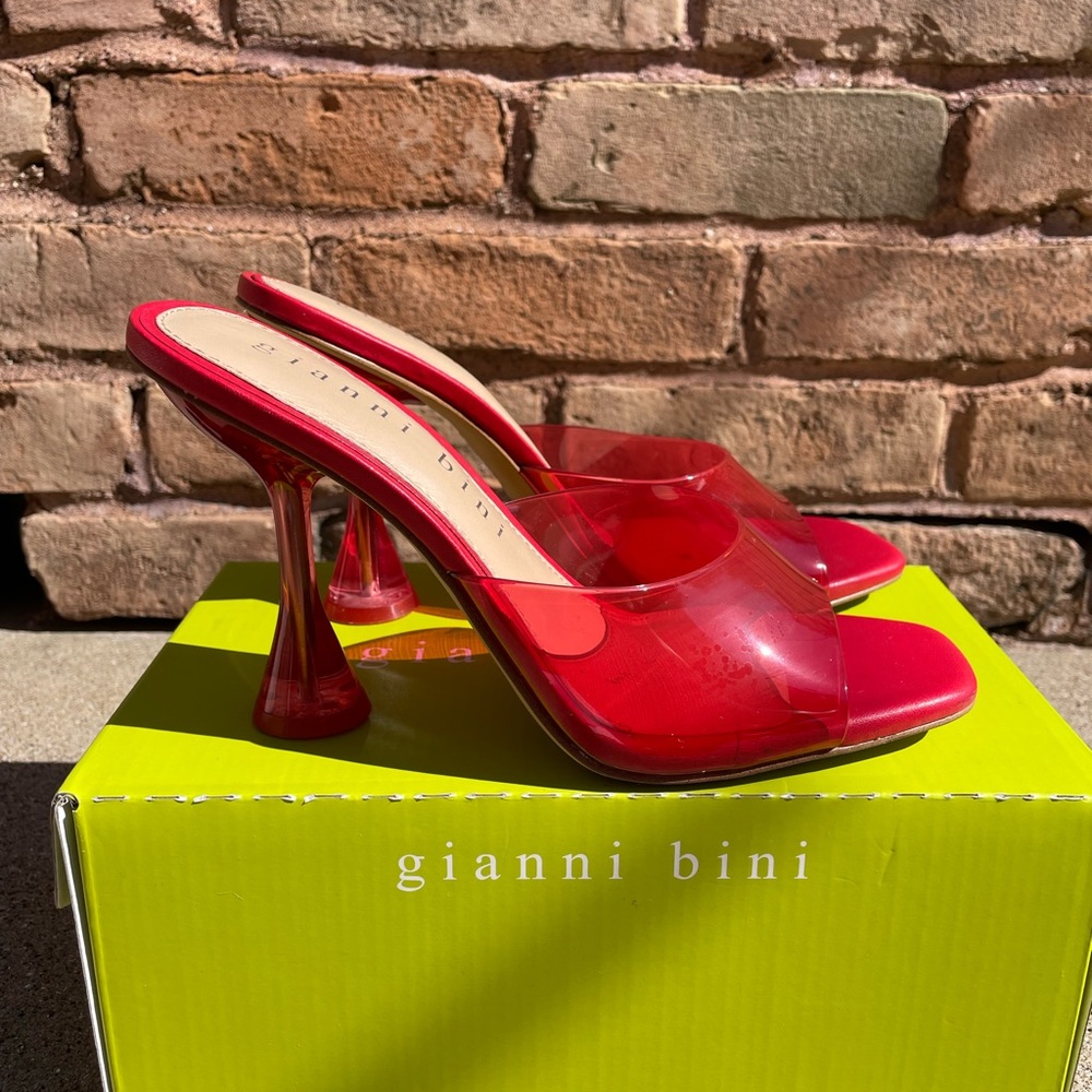 Red Slipper Heels